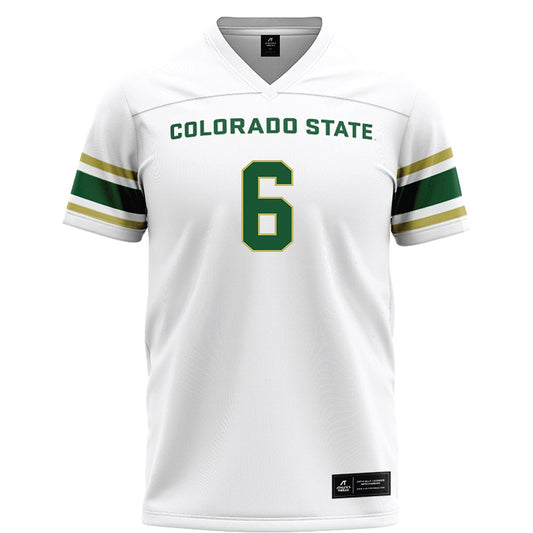Colorado State - NCAA Football : Elijah Brown - White Football Jersey-0