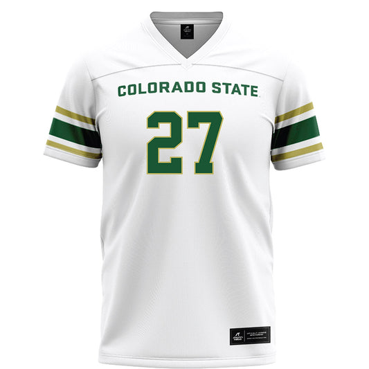 Colorado State - NCAA Football : Dylan Phelps - White Football Jersey-0