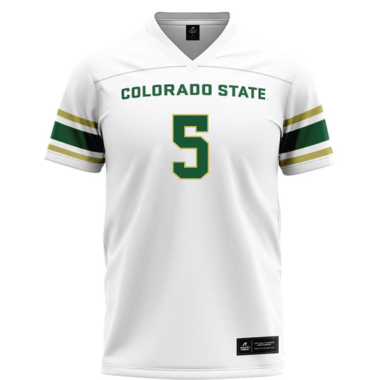 Colorado State - NCAA Football : Petey Tucker - White Football Jersey-0