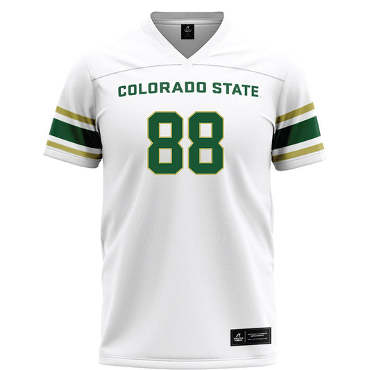 Colorado State - NCAA Football : Jordan McIntyre - White Football Jersey-0