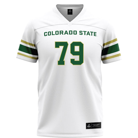 Colorado State - NCAA Football : Aitor Urionabarrenechea - White Football Jersey