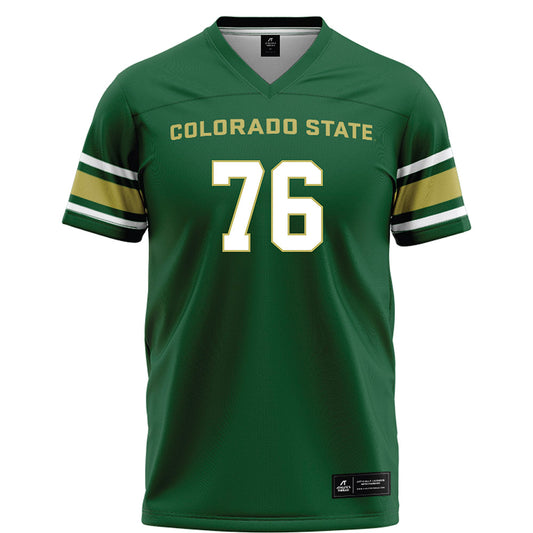 Colorado State - NCAA Football : Alex Foster - Green Football Jersey-0