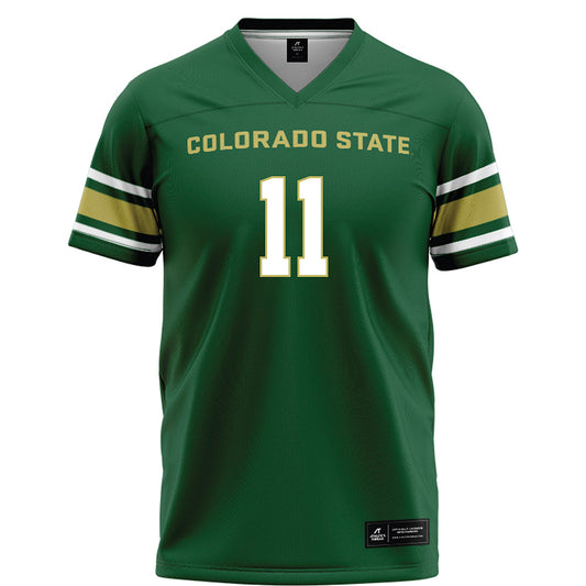 Colorado State - NCAA Football : Jeremy Naborne-Owens - Green Football Jersey-0