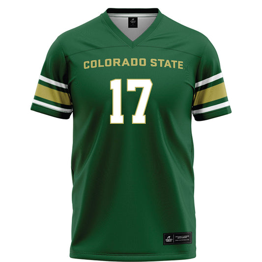 Colorado State - NCAA Football : CJ Blocker - Green Football Jersey-0