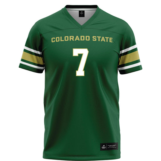 Colorado State - NCAA Football : Jackson Brousseau - Green Football Jersey-0