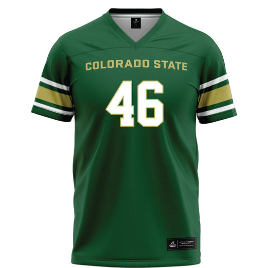 Colorado State - NCAA Football : Cody Pettitt - Green Football Jersey