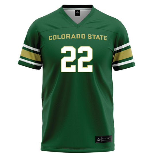 Colorado State - NCAA Football : Chauncey Davis - Green Football Jersey