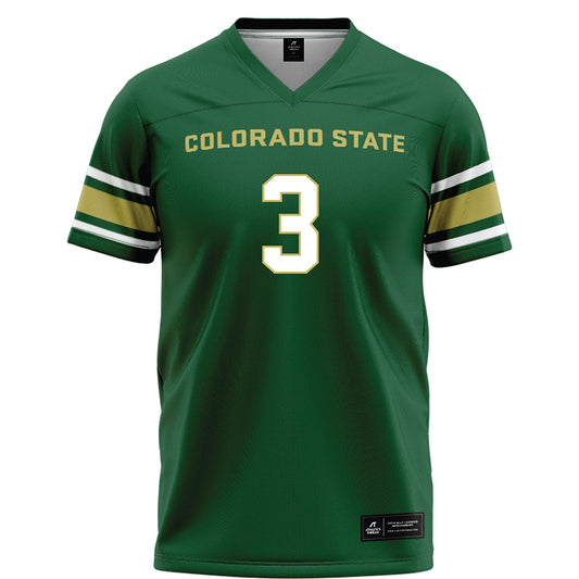 Colorado State - NCAA Football : Dagan Myers - Green Football Jersey-0