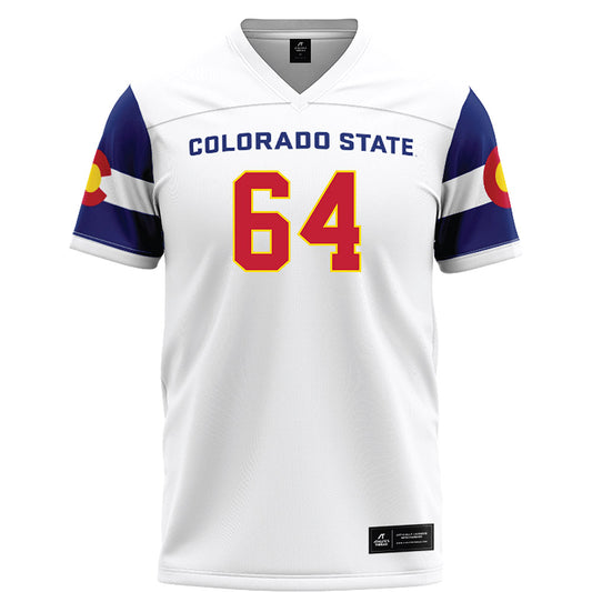 Colorado State - NCAA Football : Tristan Holmbeck - State Pride Football Jersey-0