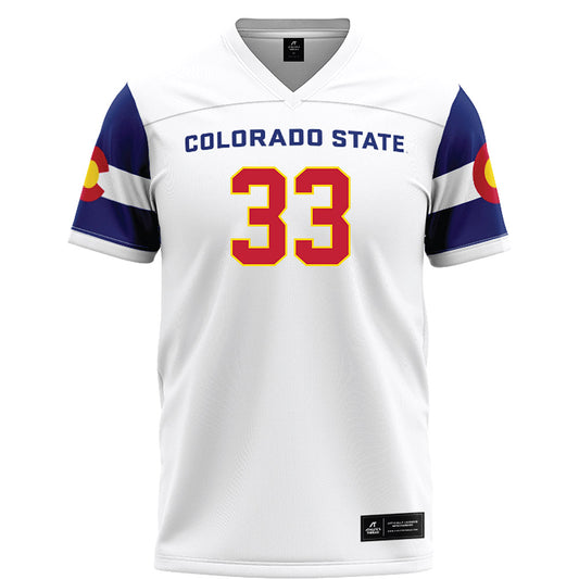 Colorado State - NCAA Football : Keegan Holles - State Pride Football Jersey