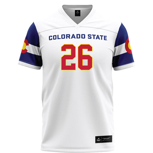 Colorado State - NCAA Football : John Smith - State Pride Football Jersey-0