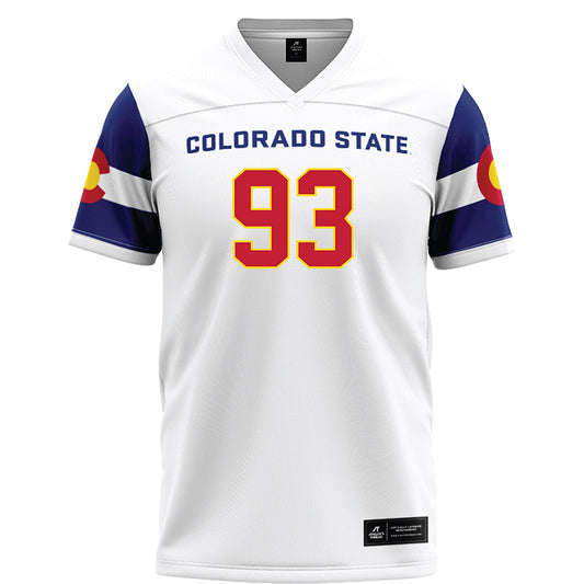 Colorado State - NCAA Football : Caden Branston - State Pride Football Jersey-0