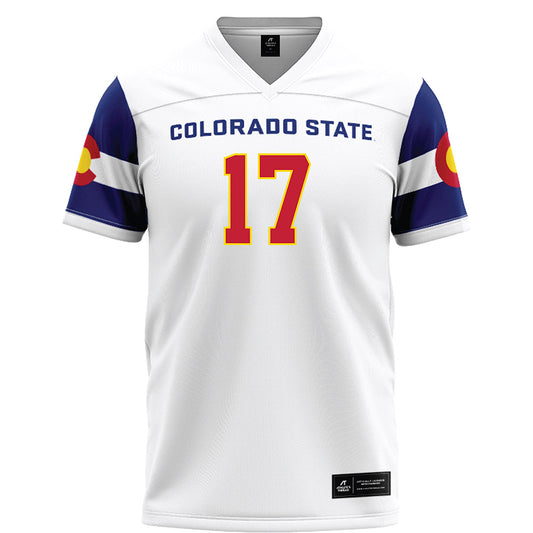 Colorado State - NCAA Football : CJ Blocker - State Pride Football Jersey-0