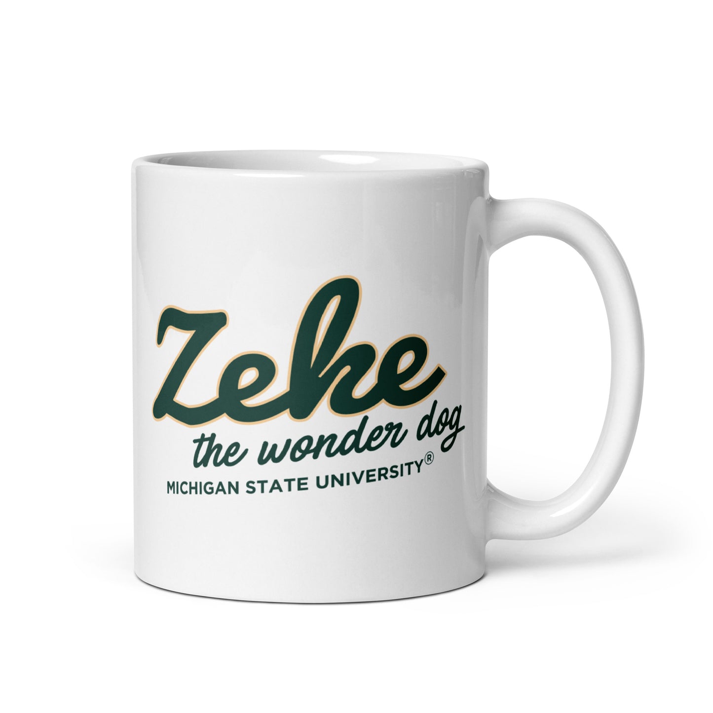 Michigan State - NCAA Football : Zeke The Wonder Dog - mug