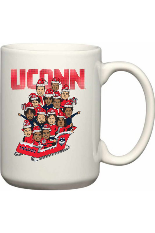 UConn - NCAA Men's Basketball : Team Holdiay 15oz Mug