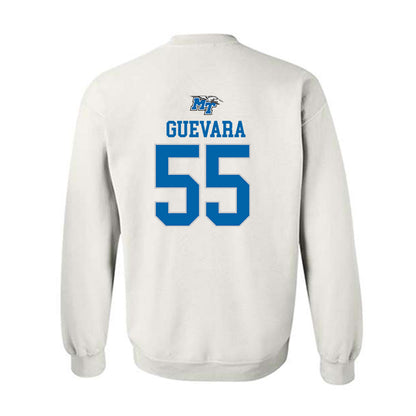 MTSU - NCAA Football : Mateo Guevara - White Replica Shersey Sweatshirt