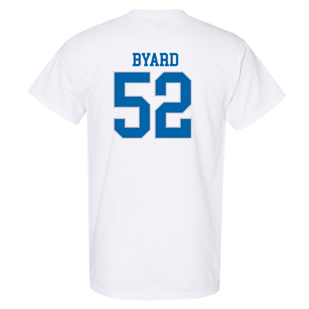 MTSU - NCAA Football : Muaaz Byard - White Replica Shersey Short Sleeve T-Shirt