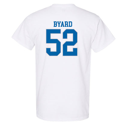 MTSU - NCAA Football : Muaaz Byard - White Replica Shersey Short Sleeve T-Shirt