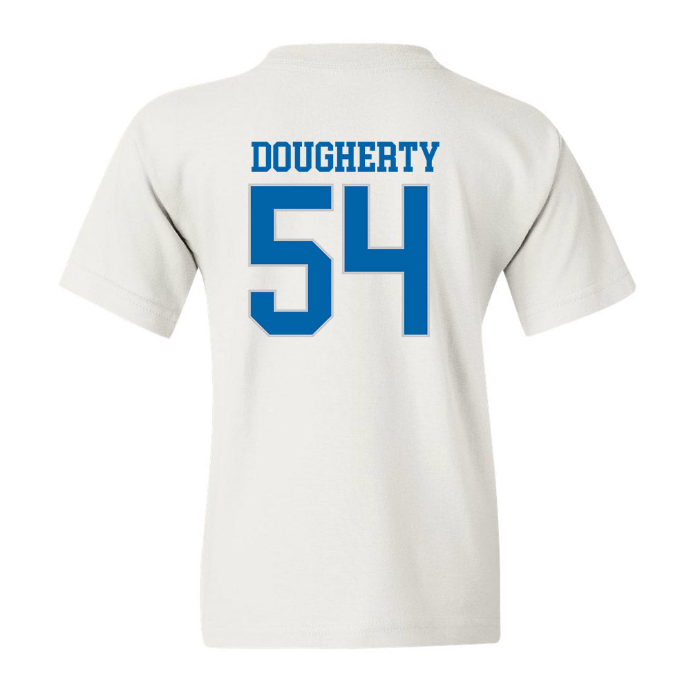 MTSU - NCAA Football : Connor Dougherty - White Replica Shersey Youth T-Shirt