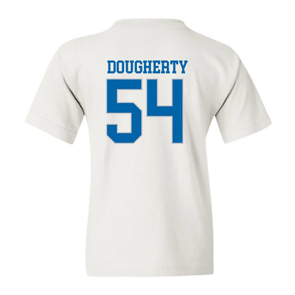 MTSU - NCAA Football : Connor Dougherty - White Replica Shersey Youth T-Shirt