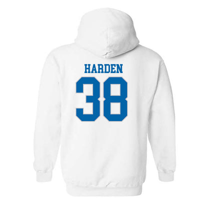 MTSU - NCAA Football : ZaBrien Harden - White Replica Shersey Hooded Sweatshirt