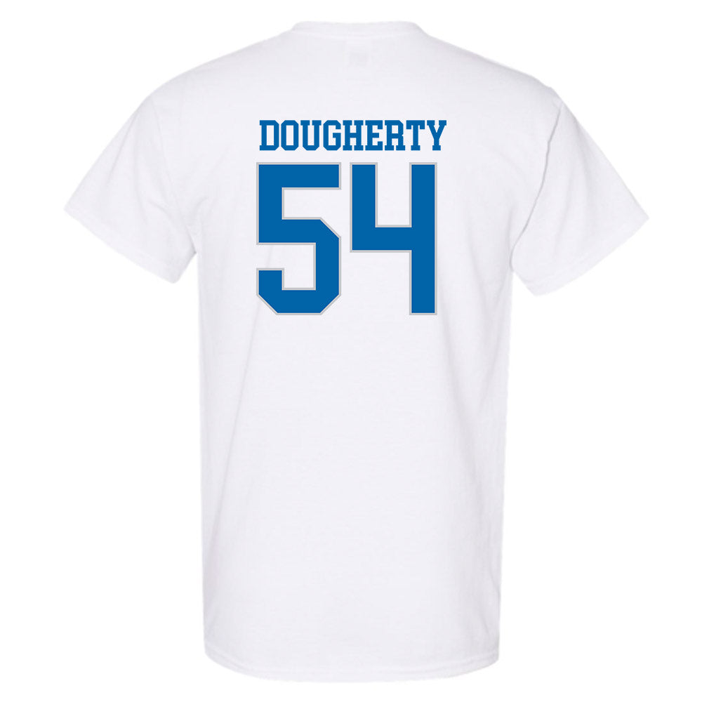 MTSU - NCAA Football : Connor Dougherty - White Replica Shersey Short Sleeve T-Shirt