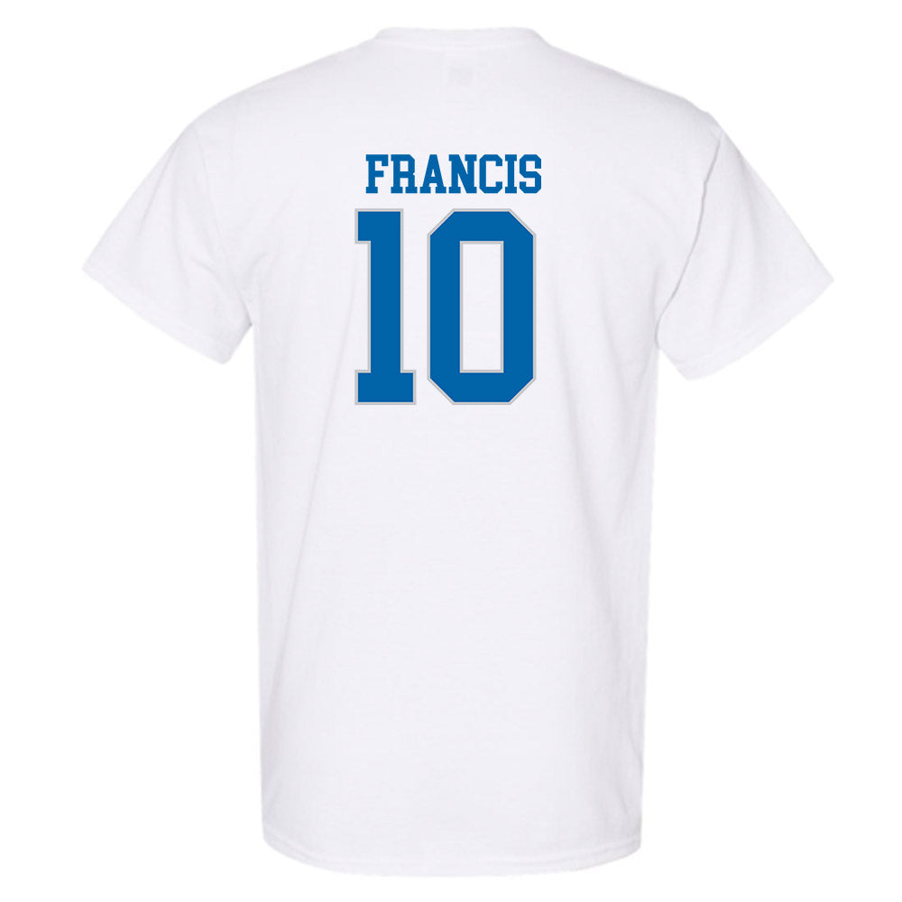 MTSU - NCAA Football : Drew Francis - White Replica Shersey Short Sleeve T-Shirt