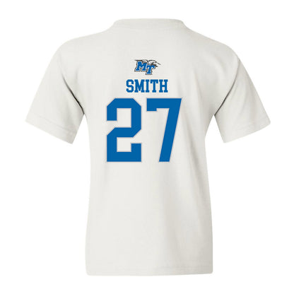 MTSU - NCAA Football : Rickey Smith - White Replica Shersey Youth T-Shirt