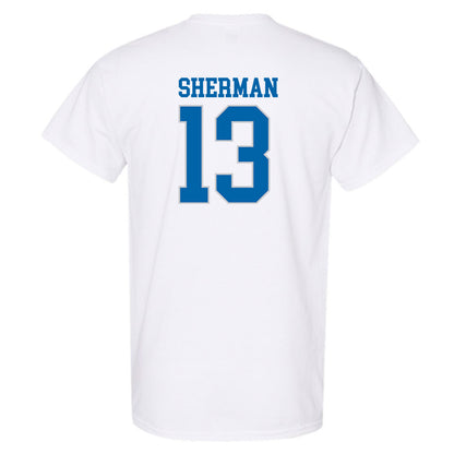 MTSU - NCAA Football : Javonte Sherman - White Replica Shersey Short Sleeve T-Shirt