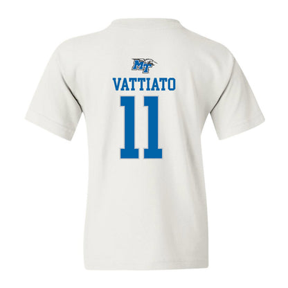 MTSU - NCAA Football : Nicholas Vattiato - White Replica Shersey Youth T-Shirt