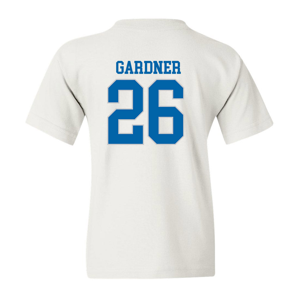 MTSU - NCAA Football : Jayce Gardner - White Replica Shersey Youth T-Shirt