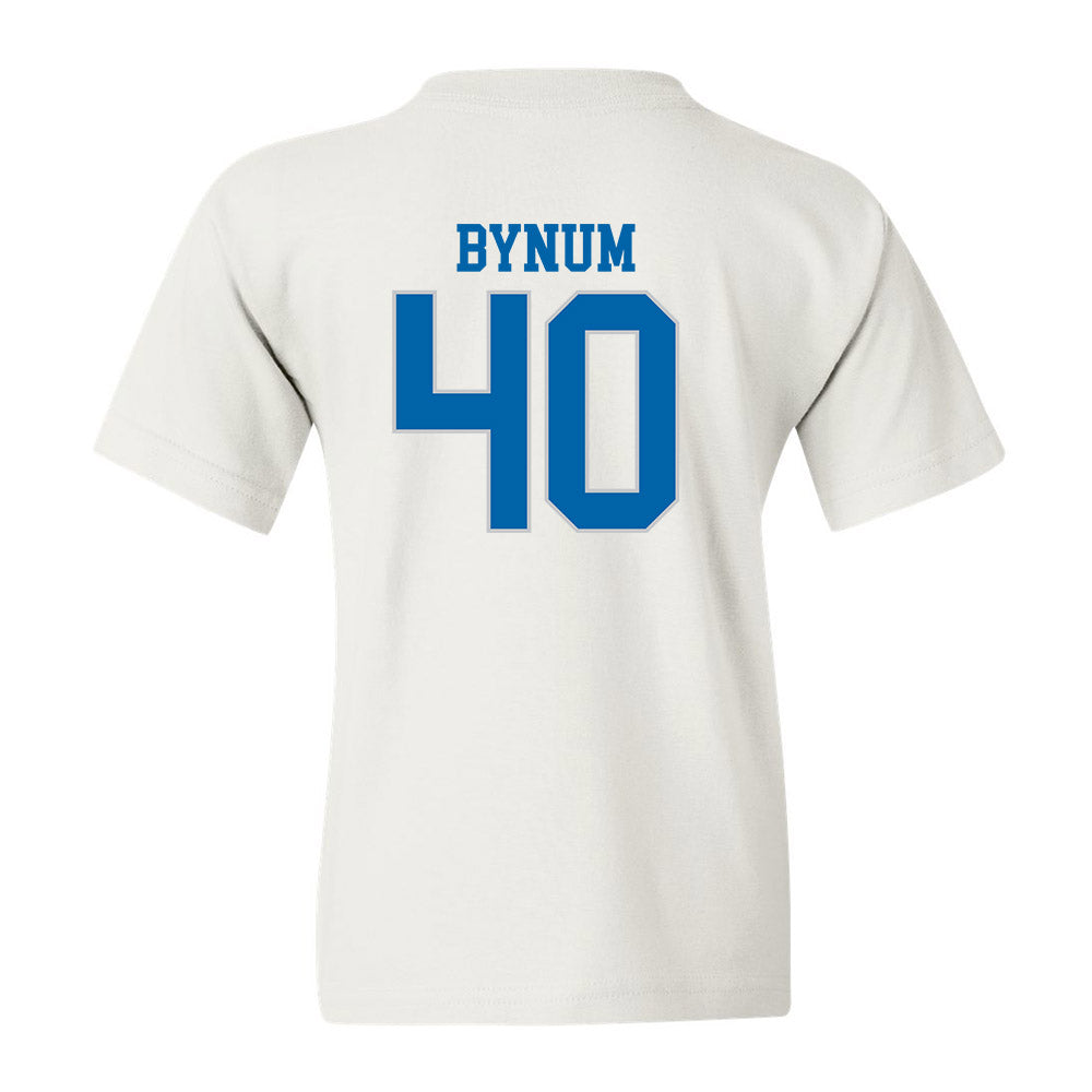 MTSU - NCAA Football : Anthony Bynum - White Replica Shersey Youth T-Shirt