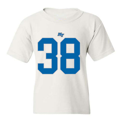 MTSU - NCAA Football : ZaBrien Harden - White Replica Shersey Youth T-Shirt