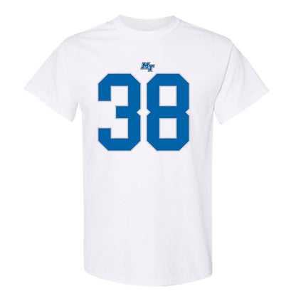 MTSU - NCAA Football : ZaBrien Harden - White Replica Shersey Short Sleeve T-Shirt