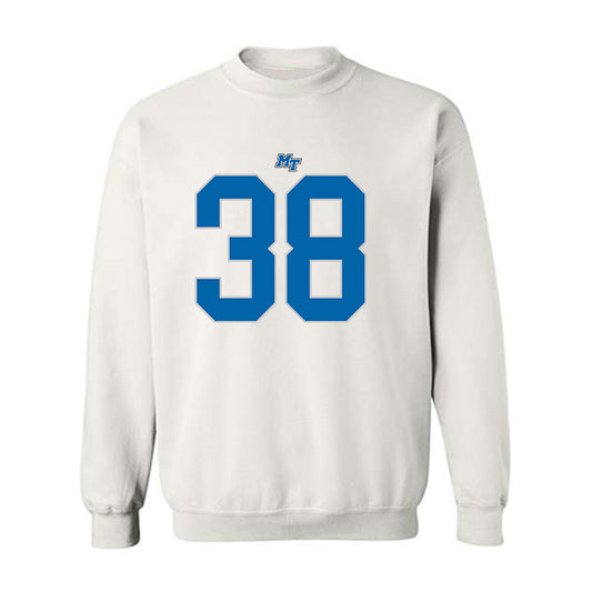 MTSU - NCAA Football : ZaBrien Harden - White Replica Shersey Sweatshirt