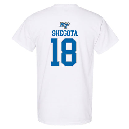 MTSU - NCAA Women's Soccer : Gabriela Shegota - White Replica Shersey Short Sleeve T-Shirt