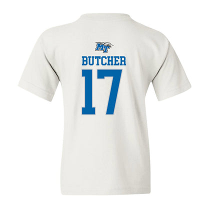 MTSU - NCAA Women's Soccer : Kaitlyn Butcher - White Replica Shersey Youth T-Shirt