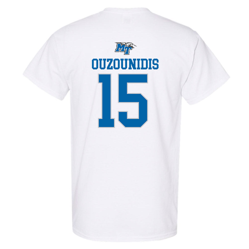 MTSU - NCAA Women's Soccer : Olivia Ouzounidis - White Replica Shersey Short Sleeve T-Shirt