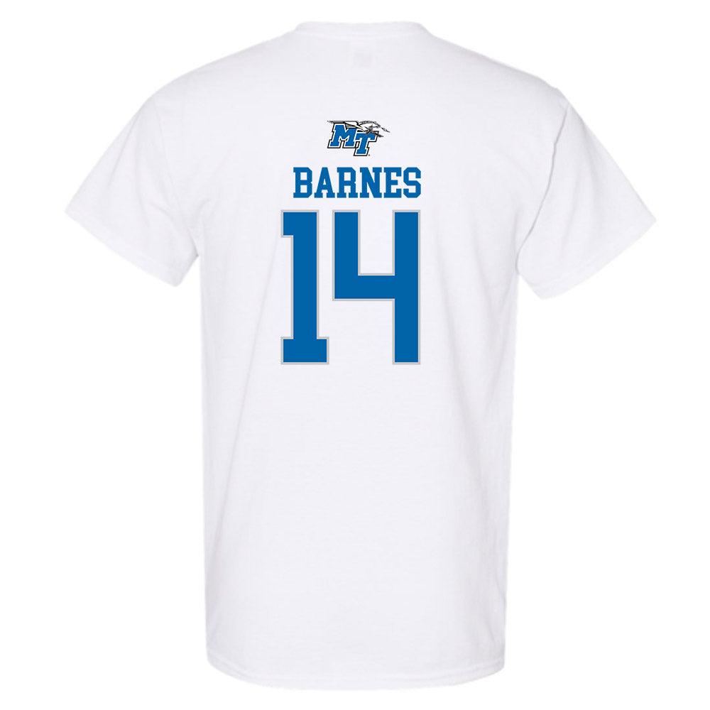 MTSU - NCAA Women's Soccer : Dylan Barnes - White Replica Shersey Short Sleeve T-Shirt
