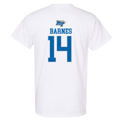 MTSU - NCAA Women's Soccer : Dylan Barnes - White Replica Shersey Short Sleeve T-Shirt