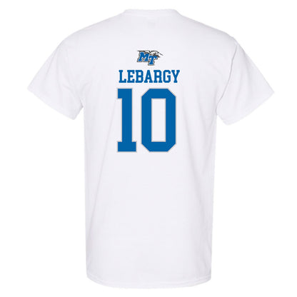 MTSU - NCAA Women's Soccer : Manon Lebargy - White Replica Shersey Short Sleeve T-Shirt