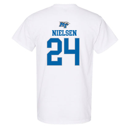 MTSU - NCAA Women's Soccer : Sascha Nielsen - White Replica Shersey Short Sleeve T-Shirt