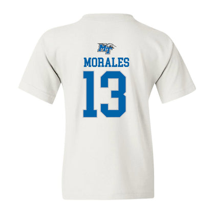 MTSU - NCAA Women's Soccer : Presley Morales - White Replica Shersey Youth T-Shirt