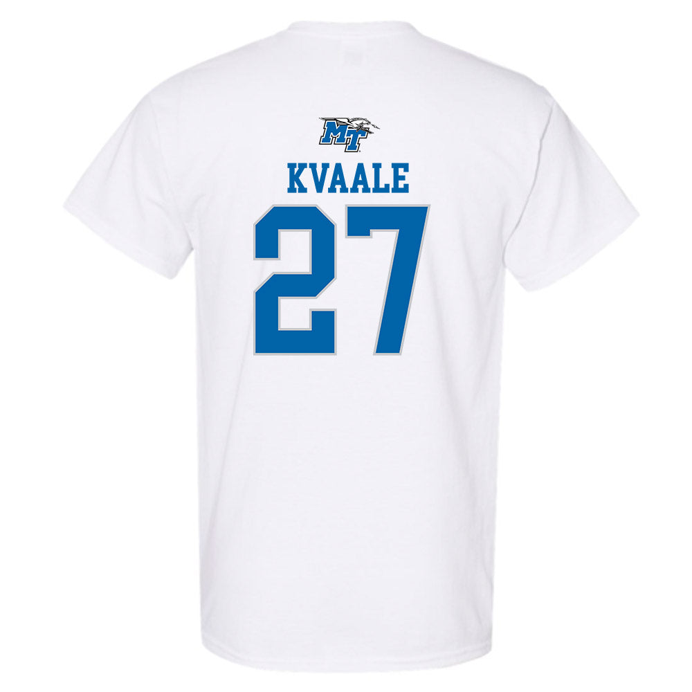 MTSU - NCAA Women's Soccer : Idun Kvaale - White Replica Shersey Short Sleeve T-Shirt