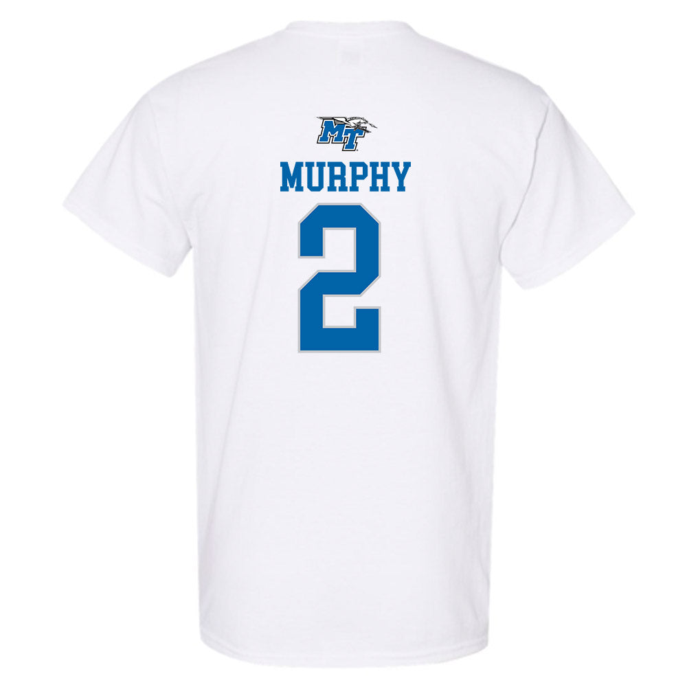 MTSU - NCAA Women's Soccer : Hannah Murphy - White Replica Shersey Short Sleeve T-Shirt