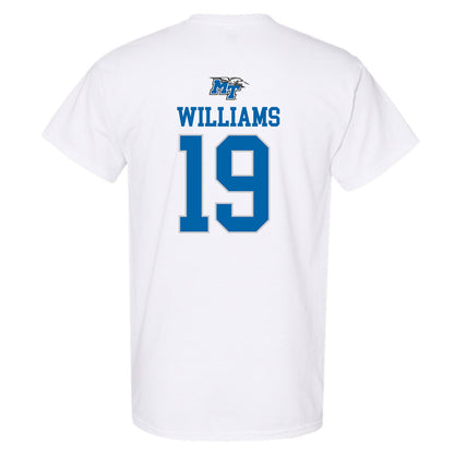MTSU - NCAA Women's Soccer : Skylar Williams - White Replica Shersey Short Sleeve T-Shirt