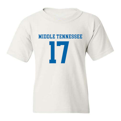 MTSU - NCAA Women's Soccer : Kaitlyn Butcher - White Replica Shersey Youth T-Shirt