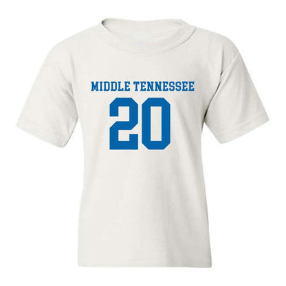 MTSU - NCAA Women's Soccer : Elizabeth Slavinsky - White Replica Shersey Youth T-Shirt