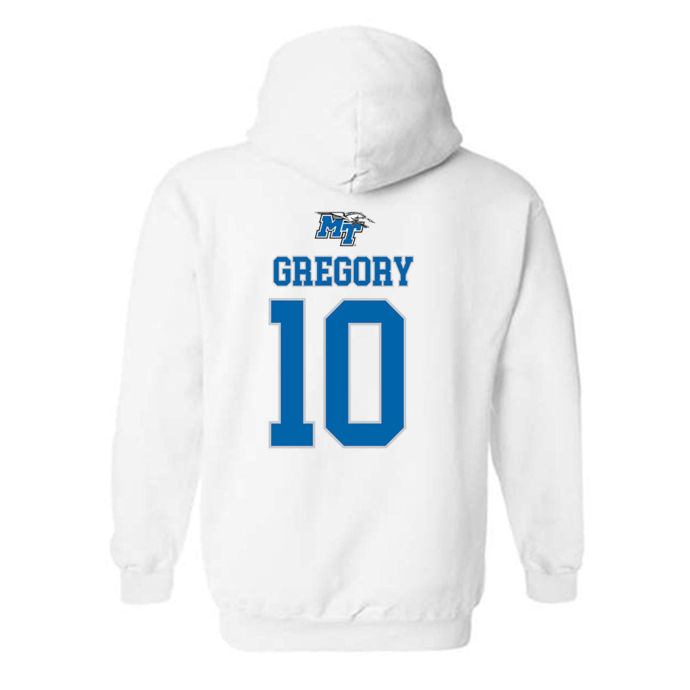 MTSU - NCAA Women's Basketball : Jalynn Gregory - Hooded Sweatshirt Replica Shersey