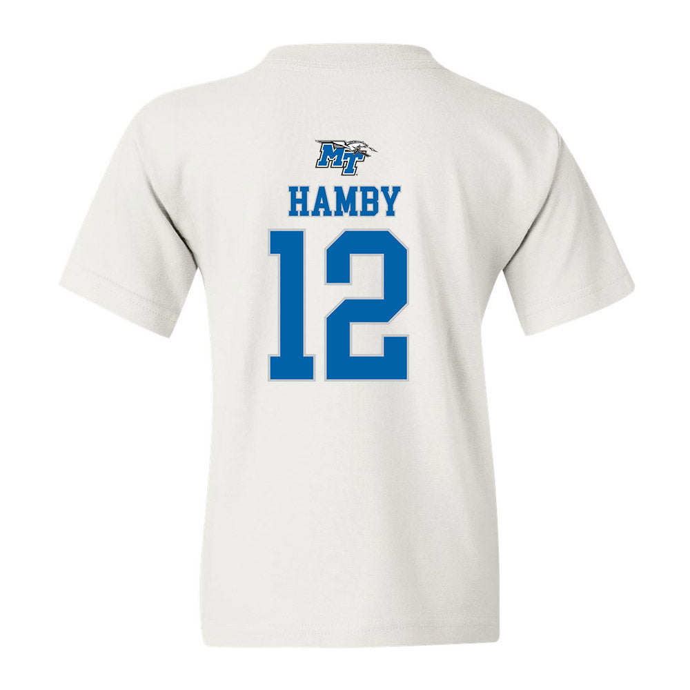 MTSU - NCAA Women's Basketball : Gracie Hamby - Youth T-Shirt Replica Shersey